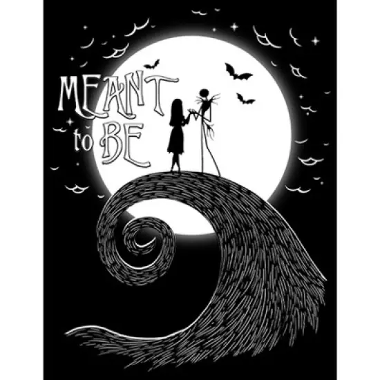 Men's The Nightmare Before Christmas Halloween Jack Skellington Sally Meant to Be Sweatshirt image {1}