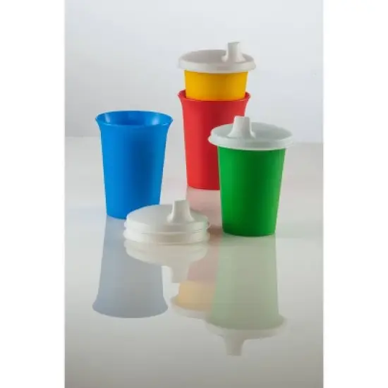 Tupperware 8pc Bell Tumblers with Sippy Seal Set image {1}