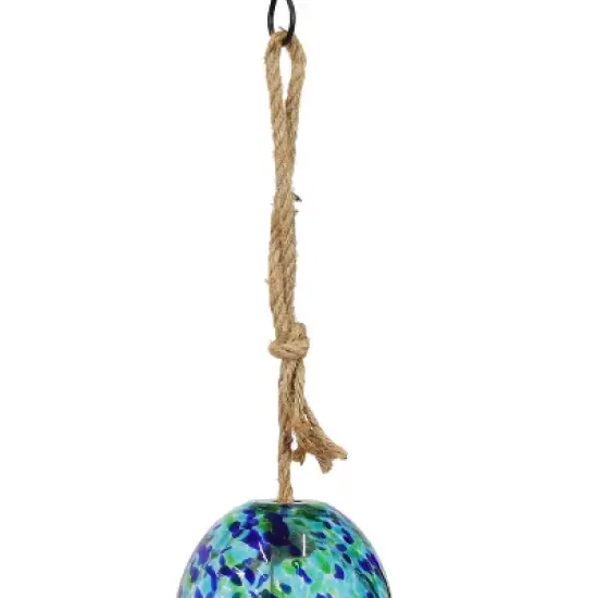 Sunnydaze Outdoor Natural Melody Glass Wind Bell Chime image {2}