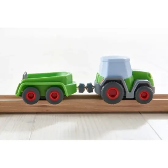 HABA Kullerbu Momentum Motor Tractor with Trailer image {2}