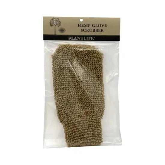 Plantlife Glove Scrubber - Fits All Hand Sizes - Made with Hemp image {1}