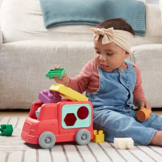 Infantino Super Soft 1st Stack and Go Explorers Stacking Toy Playset - Fire Truck image {7}