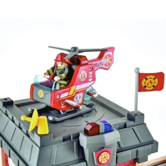 HAPE Tri-level Wooden Fire Station image {5}
