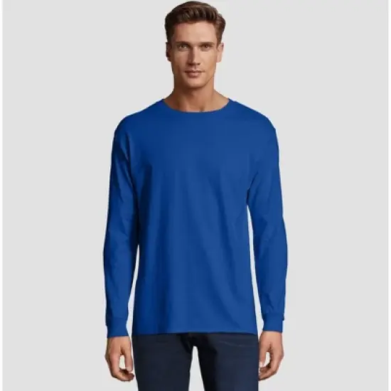 Hanes Men's Long Sleeve Beefy T-Shirt image {7}
