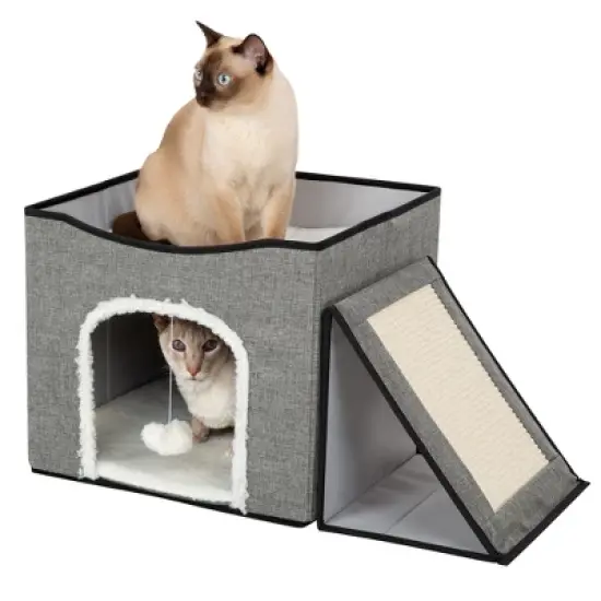 Etna Products Foldaway Cat Condo & Play Center image {1}