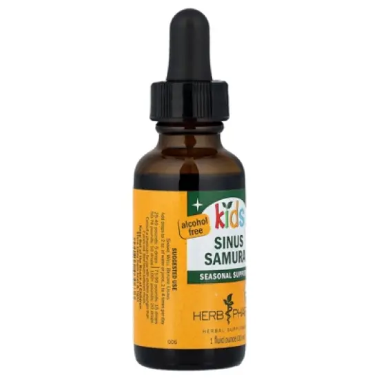 Herb Pharm Kid's Sinus Samurai, Alcohol Free, 1 fl oz (30 ml) image {3}