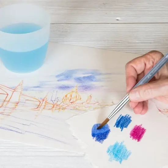 Faber-Castell 24ct Goldfaber Watercolor Pencil Tin image {5}