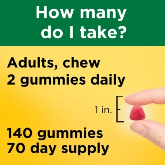 Nature Made Multi Plus Omega 3 Multivitamin Gummies  - Strawberry, Lemon & Orange - 140ct image {5}