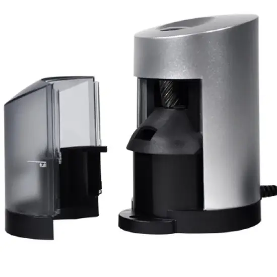 School Smart Vertical Electric Pencil Sharpener, For Classroom, Home, and Office Use, Black and Grey image {4}