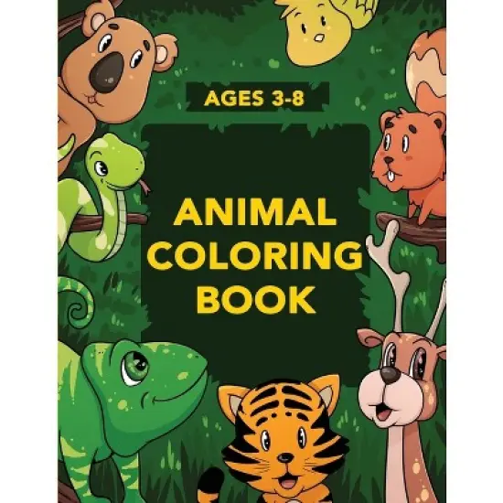 Animal Coloring Book for Kids - by  Activity Nest (Paperback) image {1}