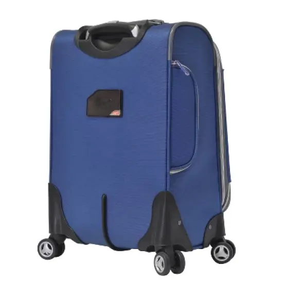 Olympia USA Tuscany Expandable Softside Checked Spinner Suitcase image {2}
