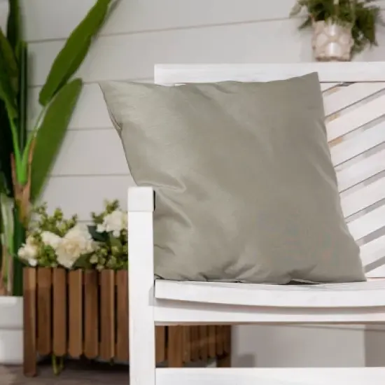 2pk Slatted Chevron Acacia Wood Patio Chairs - Saracina Home image {9}