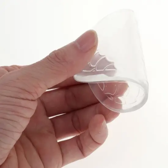 Unique Bargains Soft Dots Forefoot Insole Pads Clear 2 Pairs image {3}