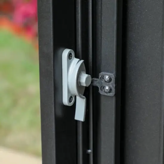 Outdoor Expandable Rectangle Steel Dining Table - Captiva Designs image {5}