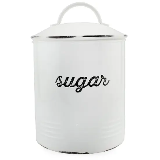 Auldhome Design-3.75qt Enamelware Sugar Canister image {3}