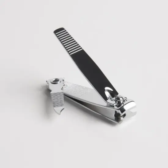 Trim Deluxe Quality Steel Fingernail Clipper with File image {3}