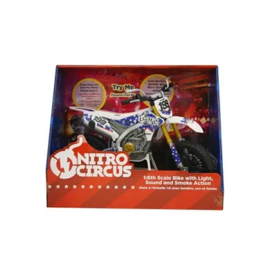 Hyper Toys 1:6 Nitro Circus Bike with Light and Sound and Vapor image {4}