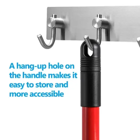 Dexmalle 57.5-inch long handle self bending twist mop image {4}