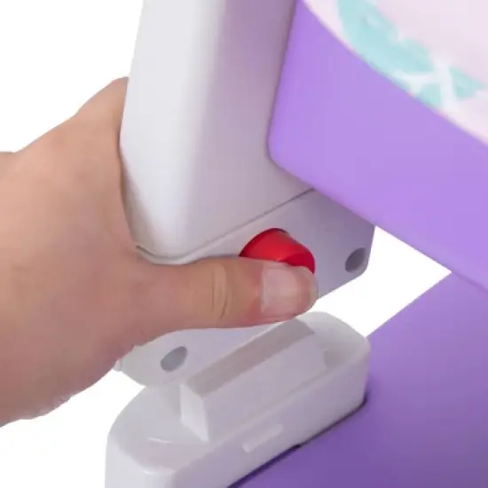 TopComfy Infant Seat Adjustable Highchair for Baby Toddler Dinning Table with Feeding Tray, Suitable for Dining Room, Purple, 25"*16.75"*41.5" image {4}