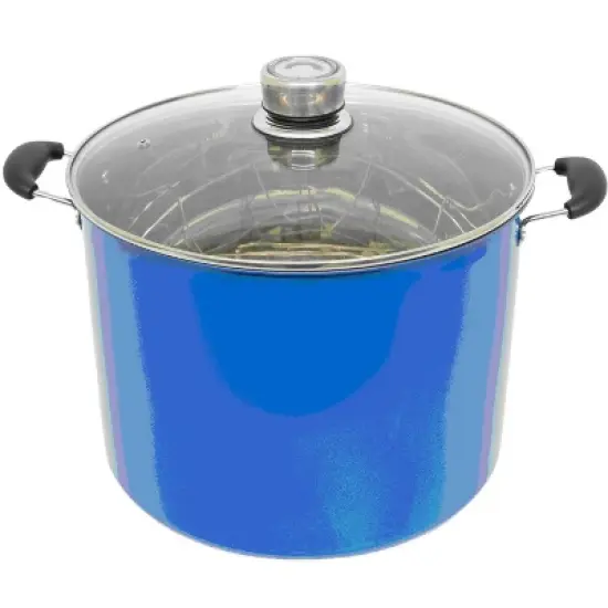 Lehman's 21.5-Quart Water Bath Canner with Pressure Gauge, Durable Stainless Steel Stockpot for Home Canning and Preserving image {7}