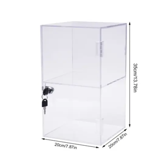 YIYIBYUS Acrylic Riser Display Shelf, Tiered Display Stand Small Risers for Display image {3}