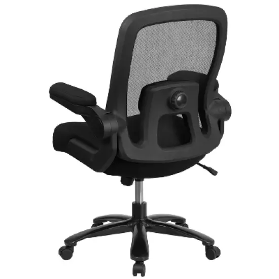 Flash Furniture HERCULES Series Big & Tall 500 lb. Rated Mesh Executive Swivel Ergonomic Office Chair with Adjustable Lumbar image {6}