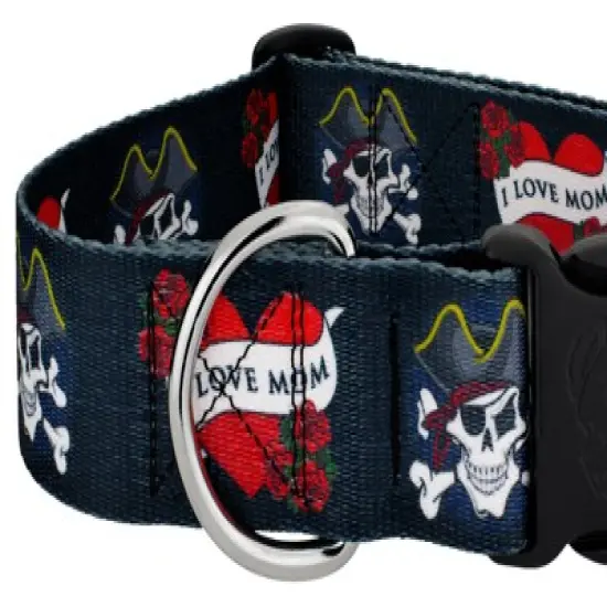 Country Brook Petz 1 1/2 Inch Deluxe I Love Mom Dog Collar image {4}