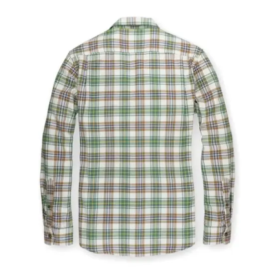 Hope & Henry Men's Organic Cotton Long Sleeve Brushed Flannel Button Down Shirt image {6}