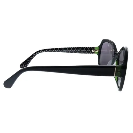 Kate Spade KS AMBERLYNN/S 807 Womens Square Polarized Sunglasses Black 57mm image {2}