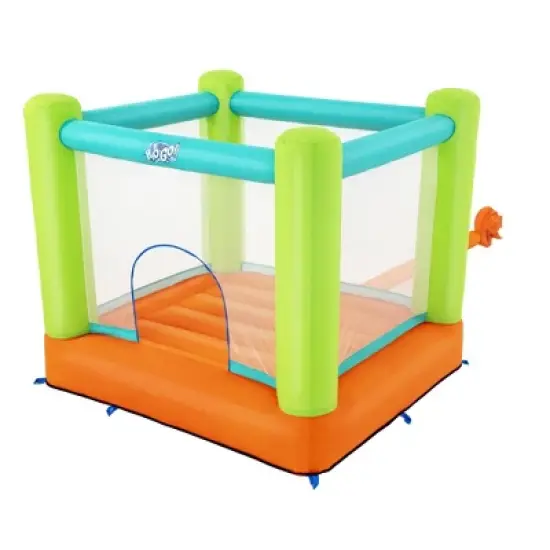 Bestway Jump And Soar Kids Inflatable Bounce House with Air Pump, Stakes, and Storage Bag for Indoor or Outdoor Use, Multicolor image {3}