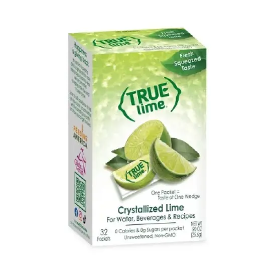 True Lime crystalized lime Flavored Water - 32pk/0.9oz Cans image {7}