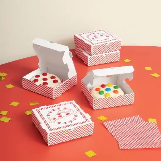Pizza Box Shaped Treat Box 6ct - Spritz&trade; image {1}