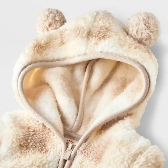 Baby Faux Fur Shearling Jacket - Cat & Jack&trade; Off-White image {2}