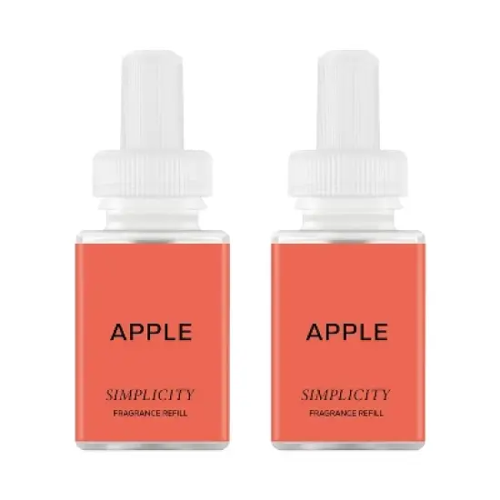 Simplicity by Pura Apple 2pk Smart Vial Fragrance Refills: Liquid Spray, Musk Scent, Non-Powered Air Freshener image {6}