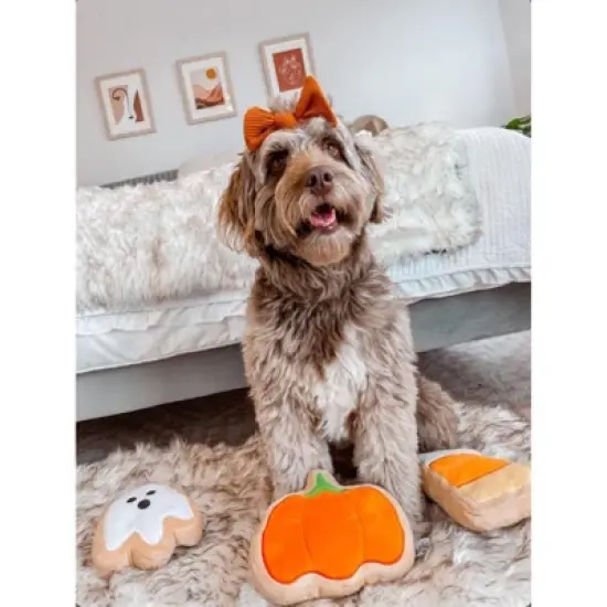 Midlee Boo Sugar Cookie Halloween Plush Dog Toys image {5}