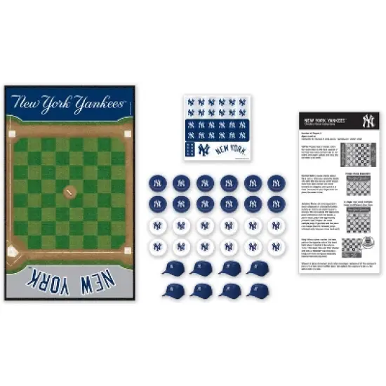 MasterPieces MLB New York Yankees Checkers Game for Kids & Families Ages 6+ Officially Licensed image {2}
