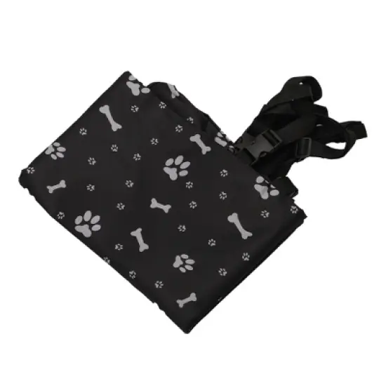 Unique Bargains Paw Prints Pet Car Seat Cover 51.18"x15.75"x21.65" 1 Pc image {4}