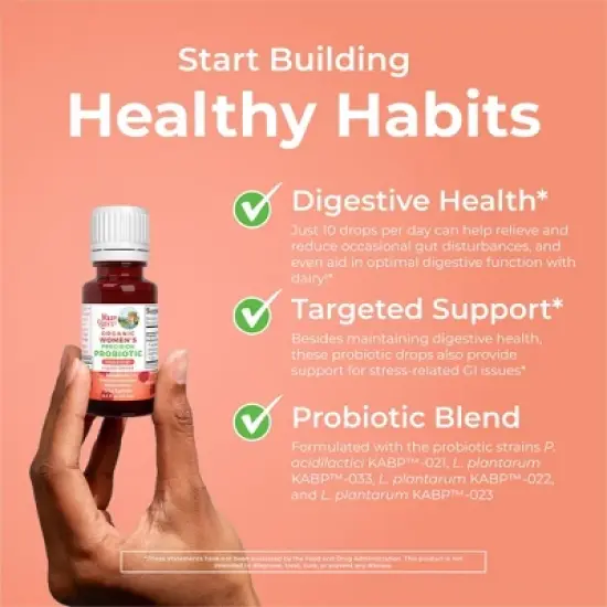 MaryRuth's Organic Women's Precision Probiotic Digestive Liquid Drops image {4}
