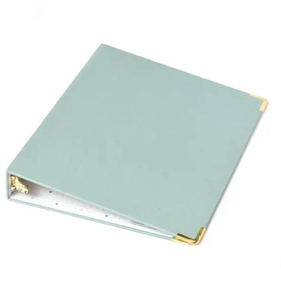 Russell+Hazel Mini Bookcloth 3 Ring Binder Dew image {1}