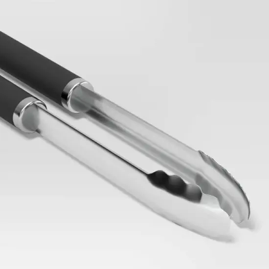 3pc Stainless Steel Grill Tool Set with Handles Light Silver - Room Essentials&trade;: BBQ Accessories, Polypropylene Grip, No Assembly Required image {1}