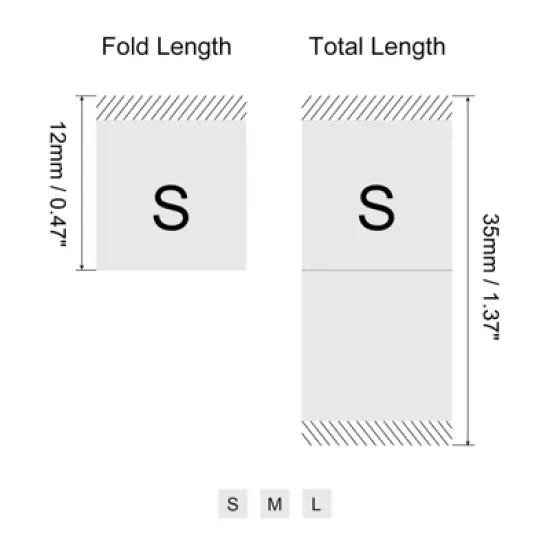 Unique Bargains Woven Crafting Clothing Sewing Embroidered Size Labels 150 Pcs image {1}