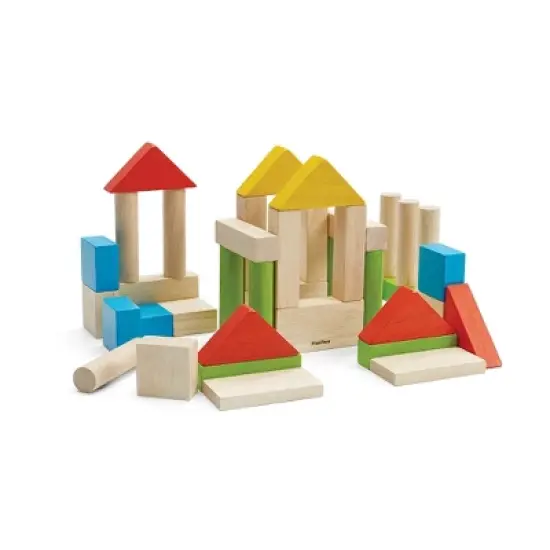 Plantoys| Colorful 40 Unit Blocks image {1}