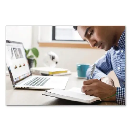 uni-ball VISION Roller Ball Pen Stick Bold 1 mm Black Ink Black Barrel Dozen 70128 image {7}