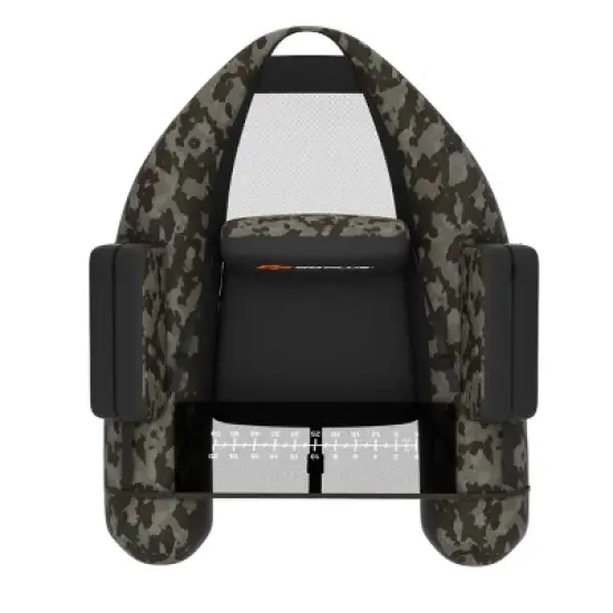 Costway Inflatable Fishing Float Tube w/Adjustable Straps & Storage Pockets & Fish Ruler image {5}