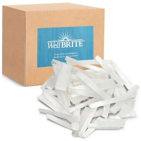 WellBrite Selenite Wands, Healing Crystal Sticks, Home D&eacute;cor (3-5 in, 3 lbs) image {8}