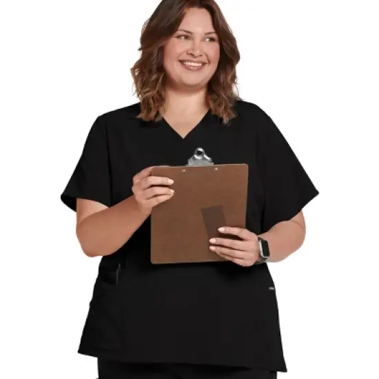 Jockey Women's V-Neck Crossover Scrub Top image {5}