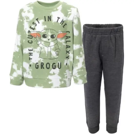 Star Wars The Child Fleece Pullover Sweatshirt and Pants Set Toddler image {7}