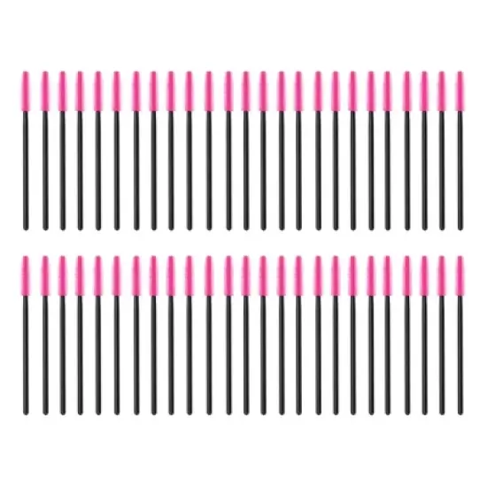 Unique Bargains Convenient Silicone Eyelash Brush 50 Pcs image {17}