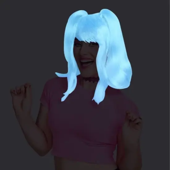 Adult Wigs Glows Under Blacklight Anime Ponytails - Hyde and EEK! Boutique&trade; image {1}