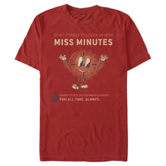 Men's Marvel Loki Miss Minutes Check In T-Shirt image {4}